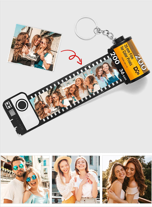 Bestie Forever - Gift for friend - Personalized Film Roll Keychain