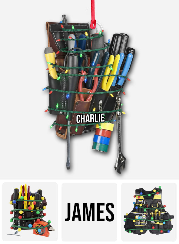 Gift For Lineman Dad, Husband, Son... - Personalized Lineman Ornament