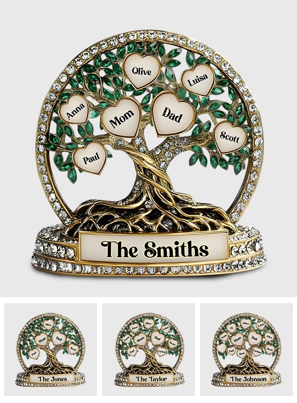 Family Tree - Personalized Family Custom Shaped Acrylic Plaque