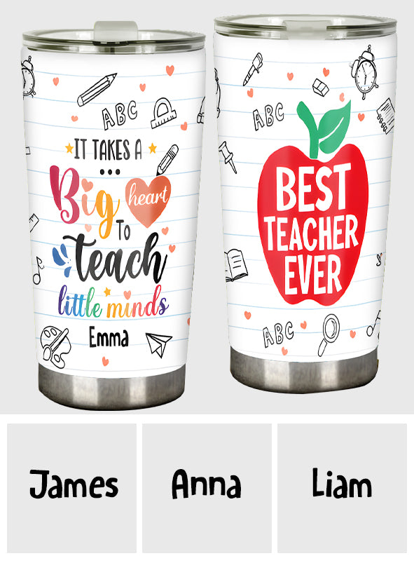 Back To School - Personalized Teacher Tumbler