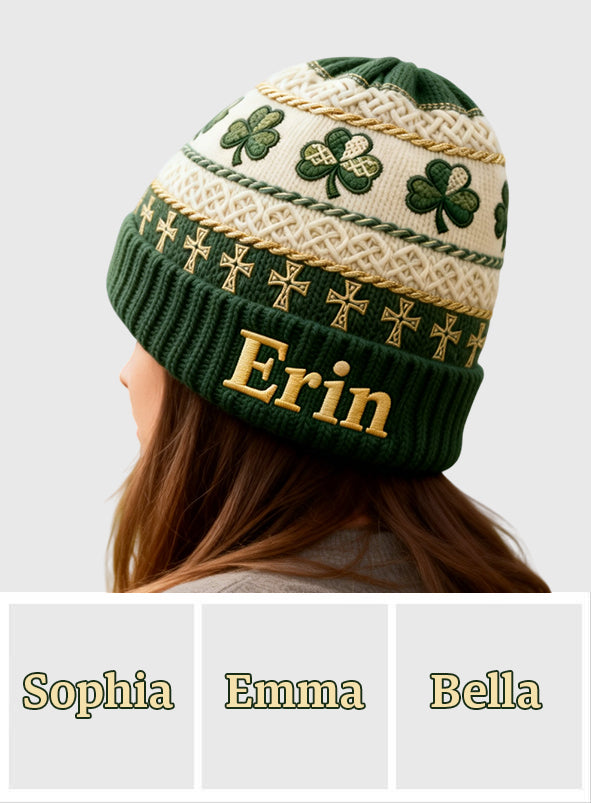 St Patrick's Day - Personalized Irish Beanie Hat