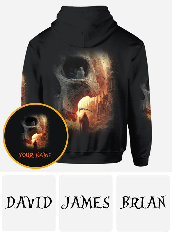 Skull Halloween - Personalized Skull All Over Shirt