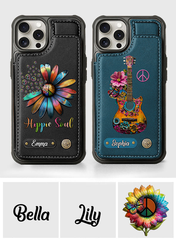 Hippie Soul - Personalized Hippie Wallet Phone Case