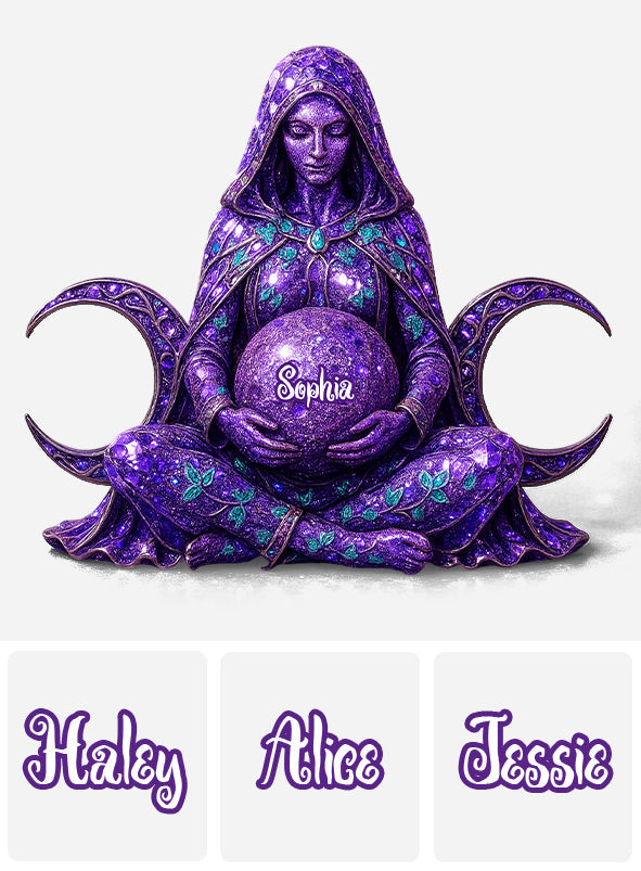 Triple Moon - Personalized Witch Custom Shaped Acrylic Plaque
