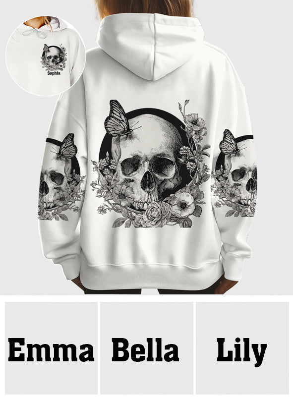 White Skull - Personalized Skull All Over Shirt
