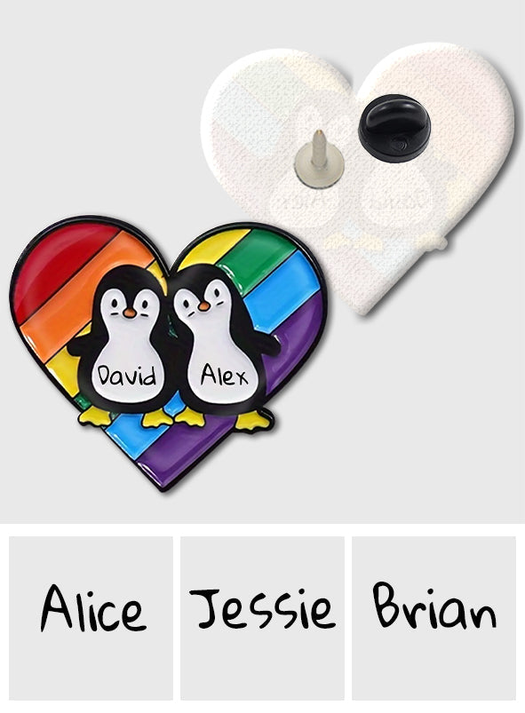 Love Is Love - Personalized LGBT Support Pin