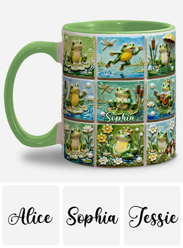 Love Frog - Personalized Frog Accent Mug