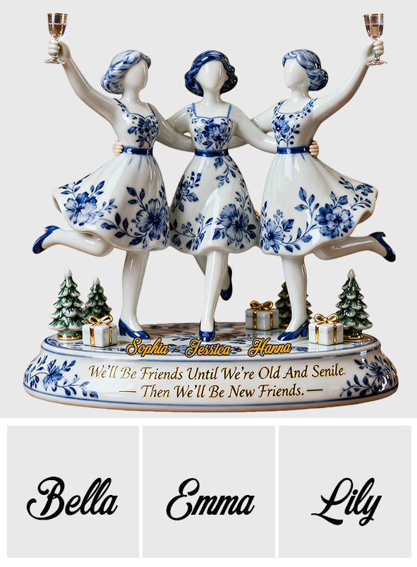 We Will Be Friends - Personalized Bestie Custom Shaped Acrylic Plaque