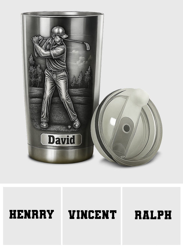 The Coolest Golfer - Personalized Golf Tumbler