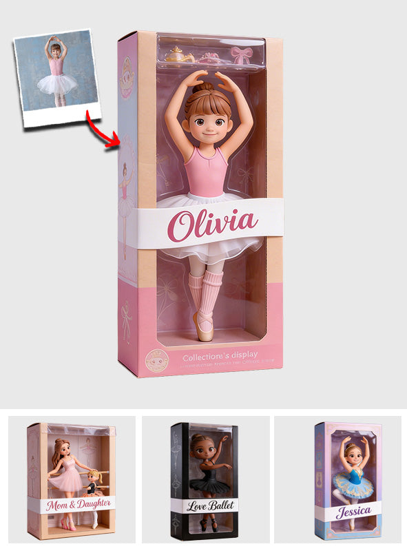 Love Ballet - Custom From Any Photo - Personalized Ballet Custom Shaped Acrylic Plaque