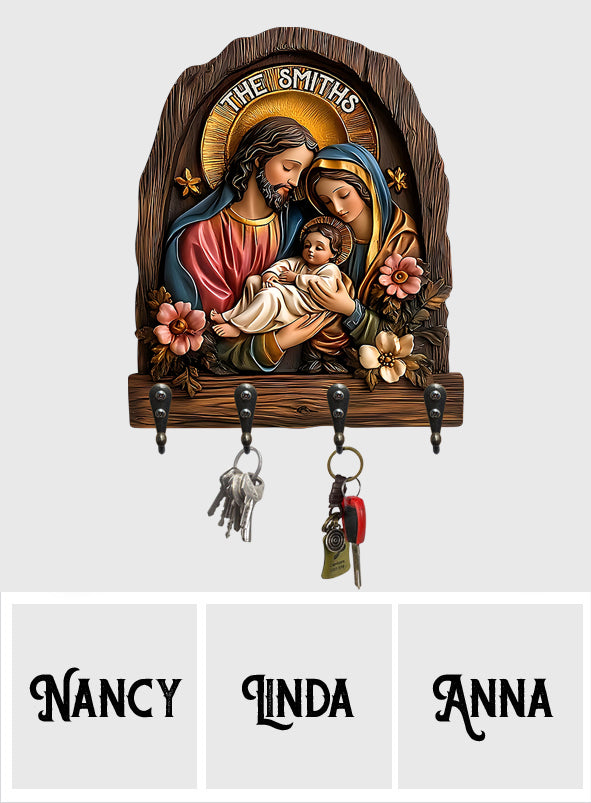 Believe - Personalized Christian Custom Shaped Key Rack