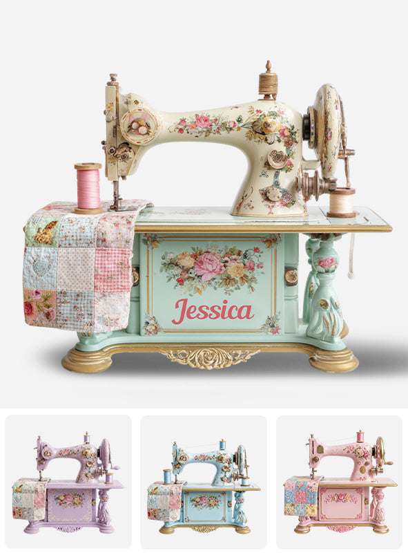 Sewing Makes Me Happy - Personalized Sewing Custom Shaped Acrylic Plaque