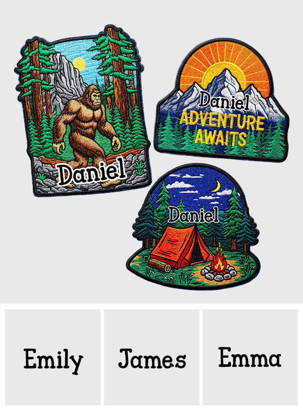 Adventure Awaits - Personalized Hiking Pin