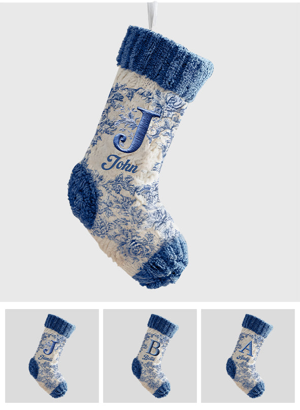 Our Family - Personalized Family Shaped Christmas Stocking