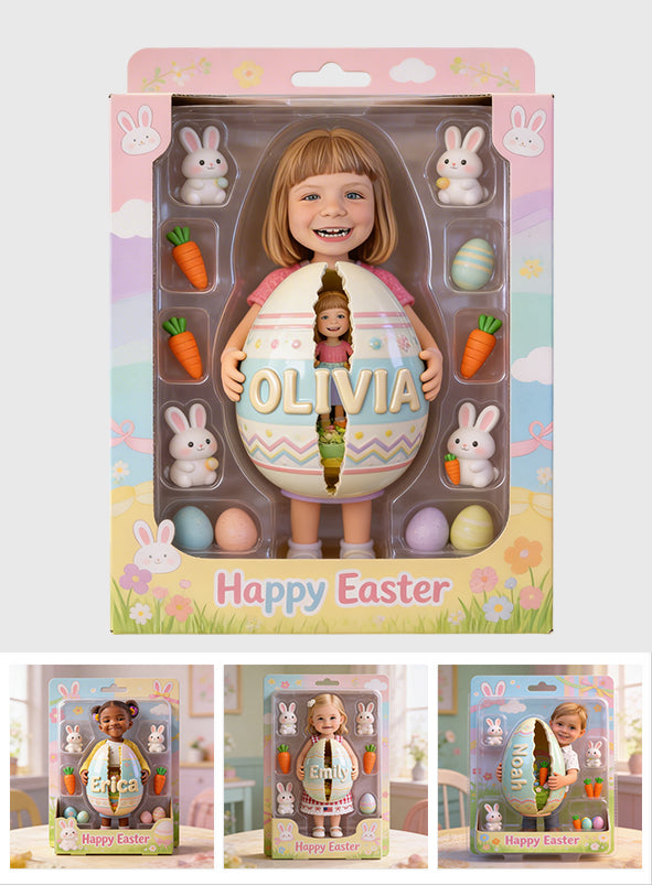 Easter Day Gift For Children - Personalized Kid Custom Shaped Acrylic Plaque