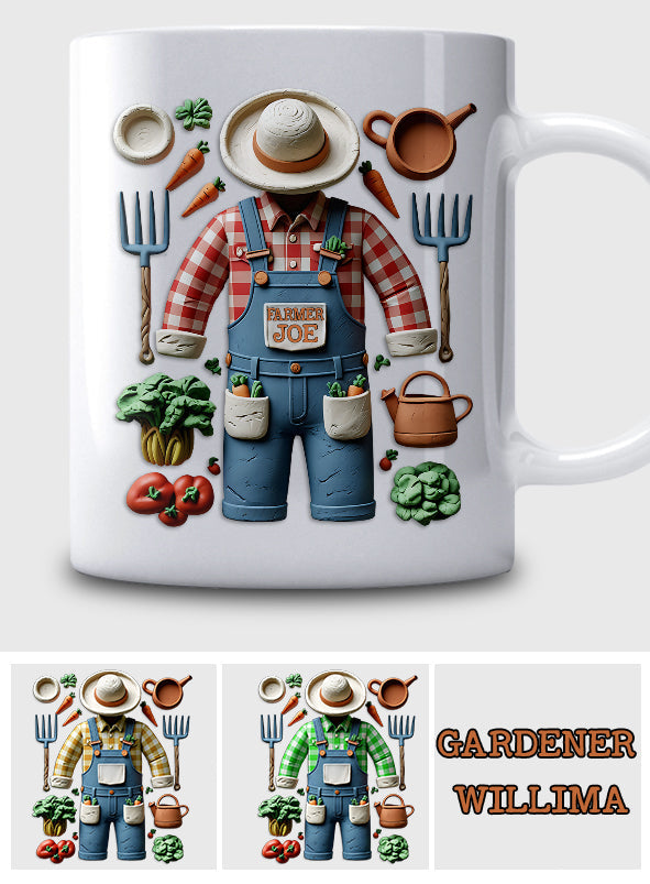 Gift for Farmer, Dad, Mom - Personalized Farmer Mug