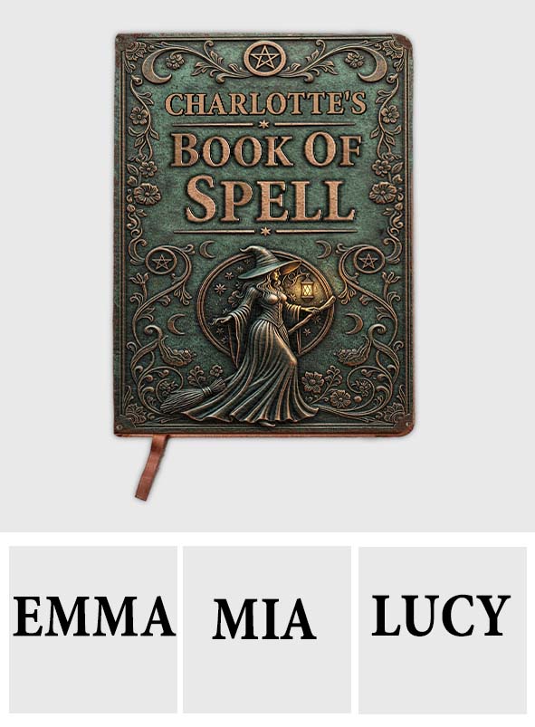 The Spellbook - Personalized Witch Leather Journal