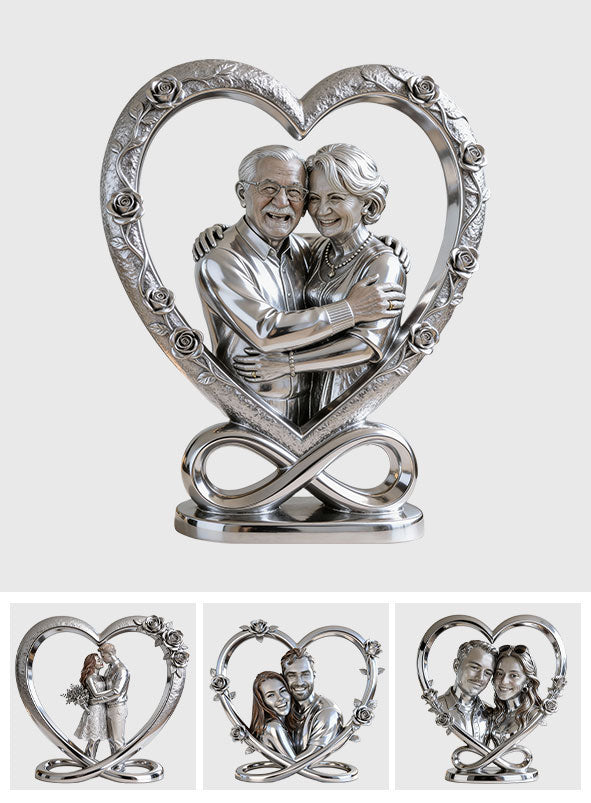 Couple Gift Idea - Personalized Couple Custom Shaped Acrylic Plaque