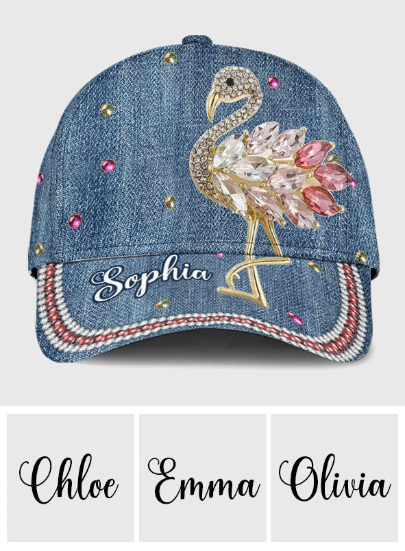 Adorable Flamingo - Personalized Flamingo Classic Cap