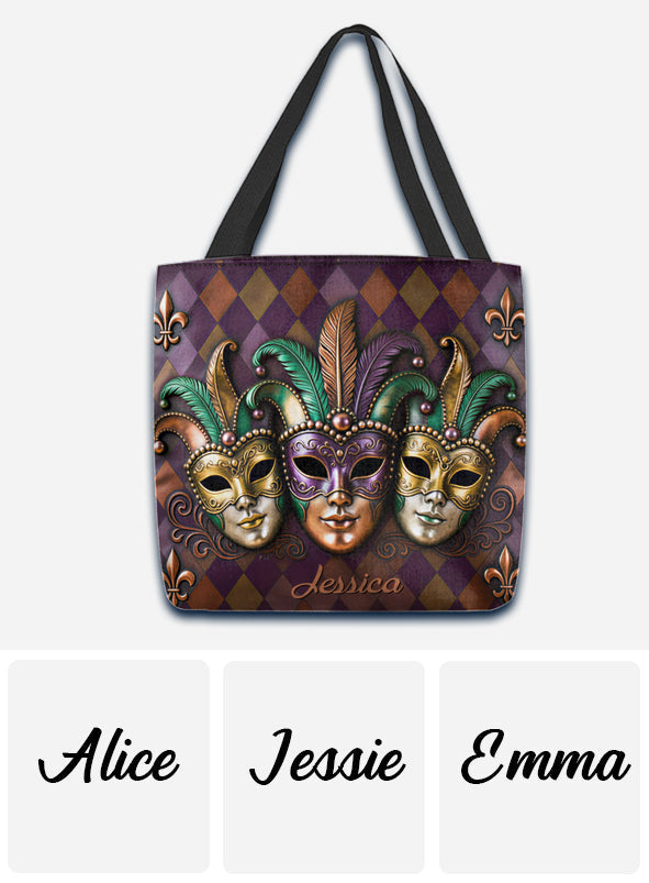 It's Mardi Gras Y'all - Personalized Mardi Gras Tote Bag