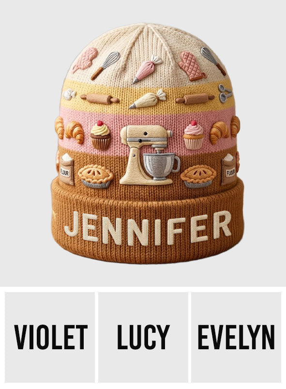Love Baking - Personalized Baking Beanie Hat