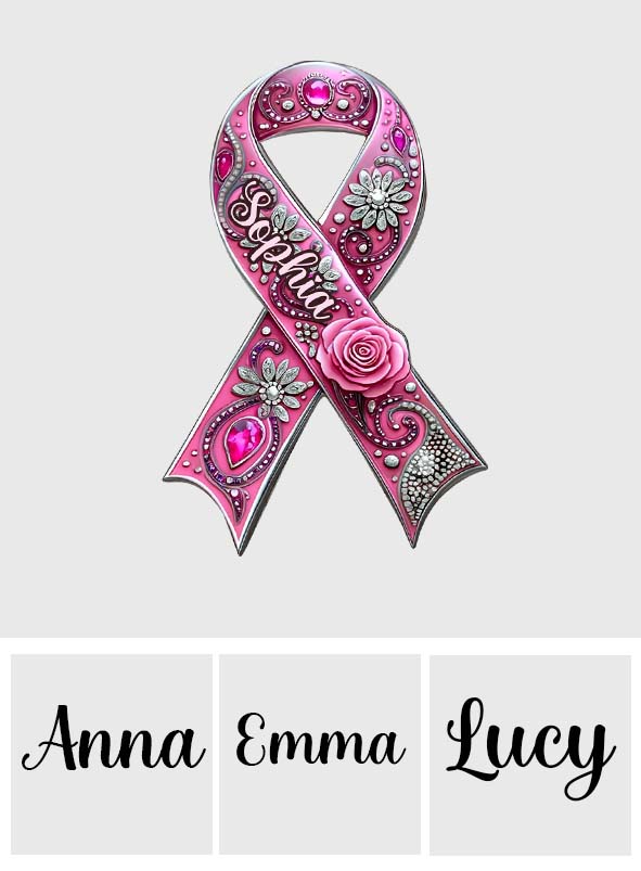 Breast Cancer Awareness - Personalized Breast Cancer Awareness Pin