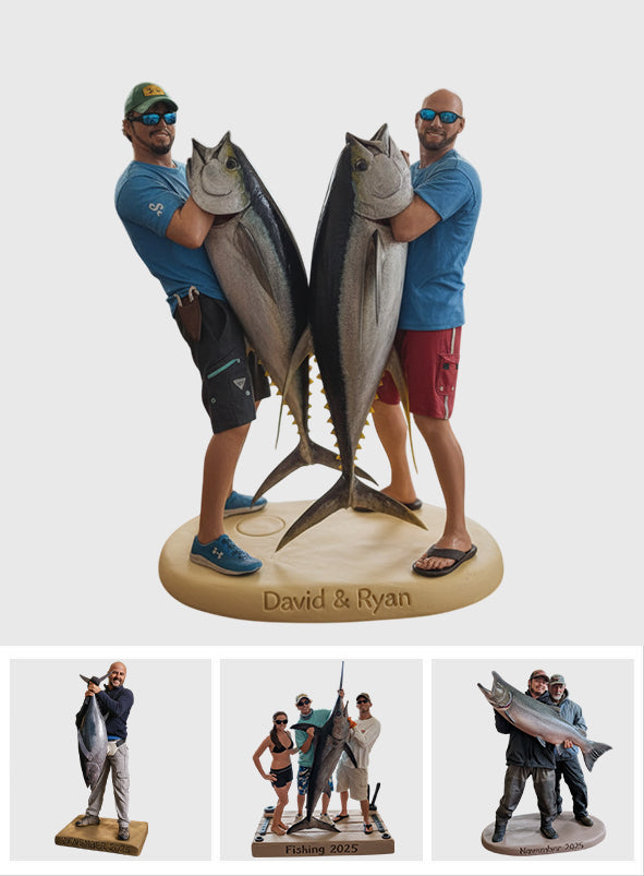 Perfect Gift For Fishing Lovers - Personalized Fishing Custom Shaped Acrylic Plaque