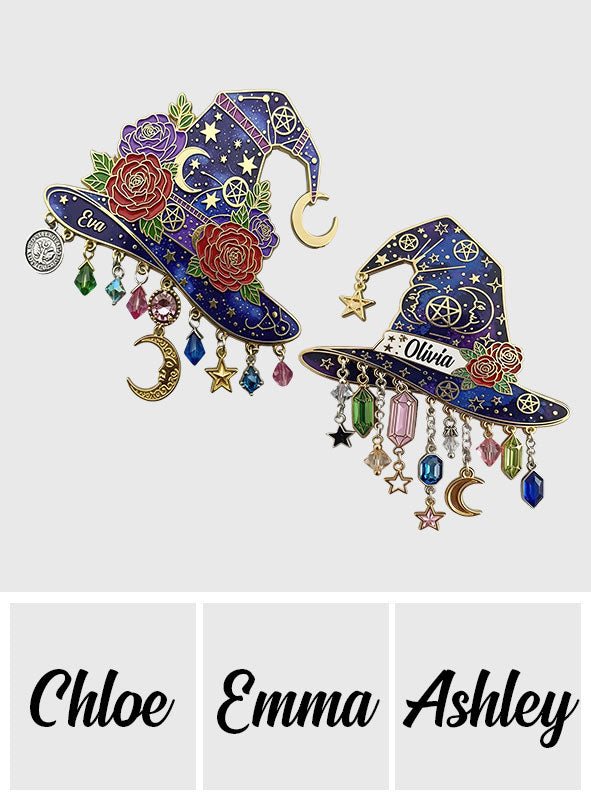 Witch Hat - Personalized Witch Pin