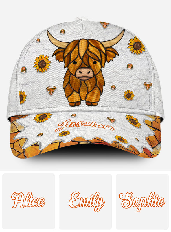 Adorable Highland Cow - Personalized Highland Cow Classic Cap