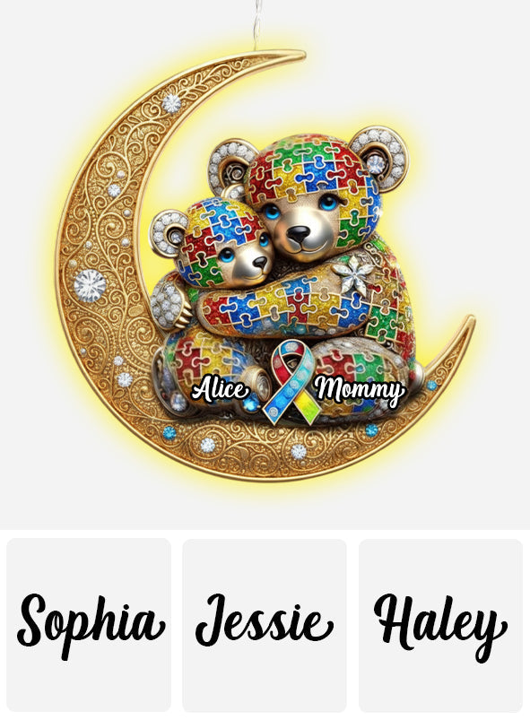 Strong Mama - Personalized Autism Awareness LED Light Ornament