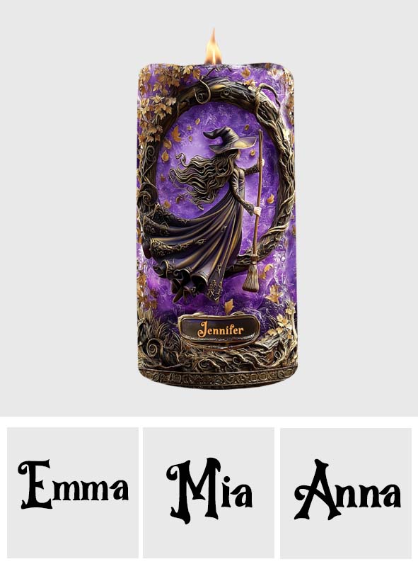Magic Witch - Personalized Witch Flameless Candle