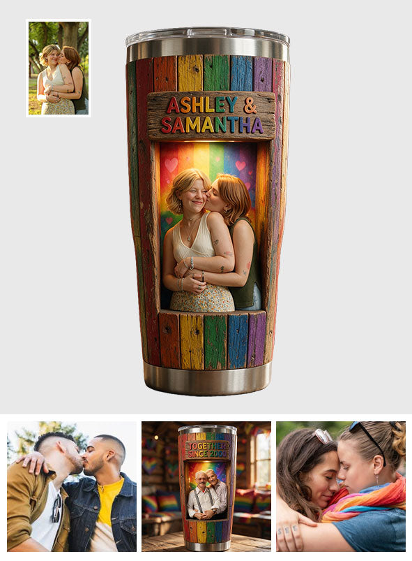 Love Is Love - Personalized LGBT Support Tumbler