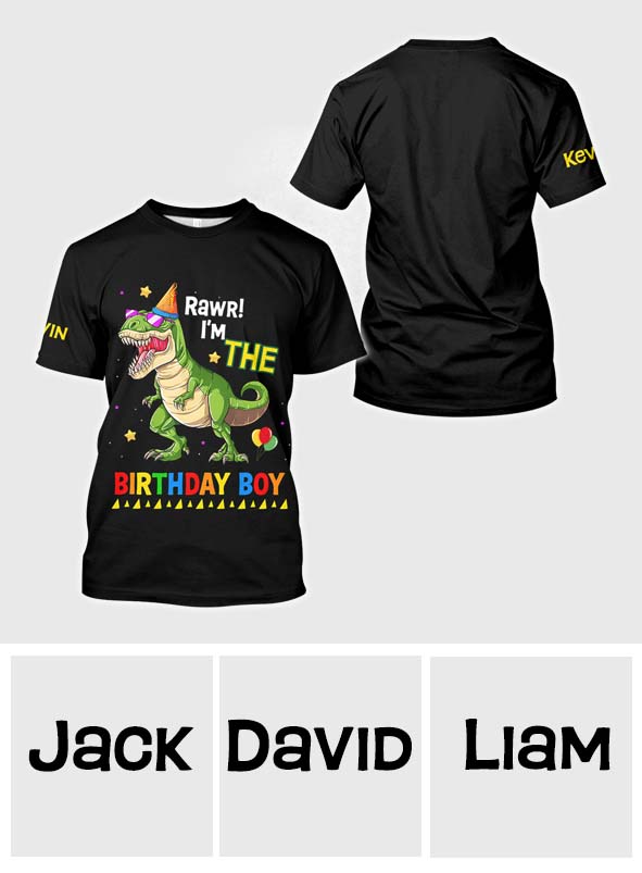 Happy Birthday - Personalized Birthday All Over Shirt