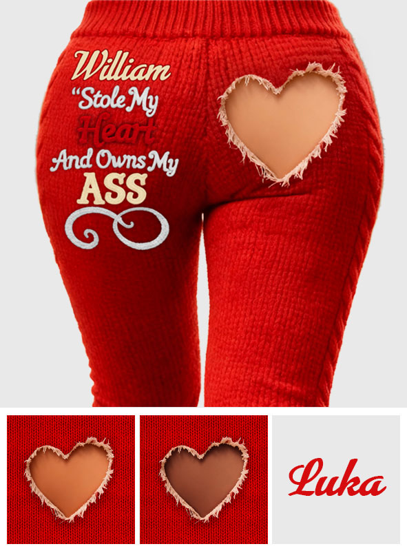 You Stole My Heart - Personalized Couple Leggings
