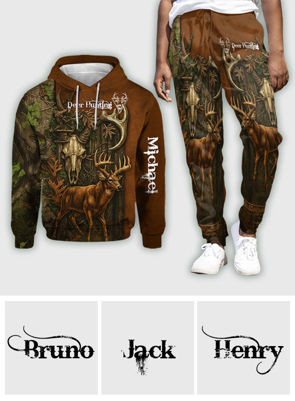 Deer Hunter - Personalized Hunting Hoodie and Sweatpants