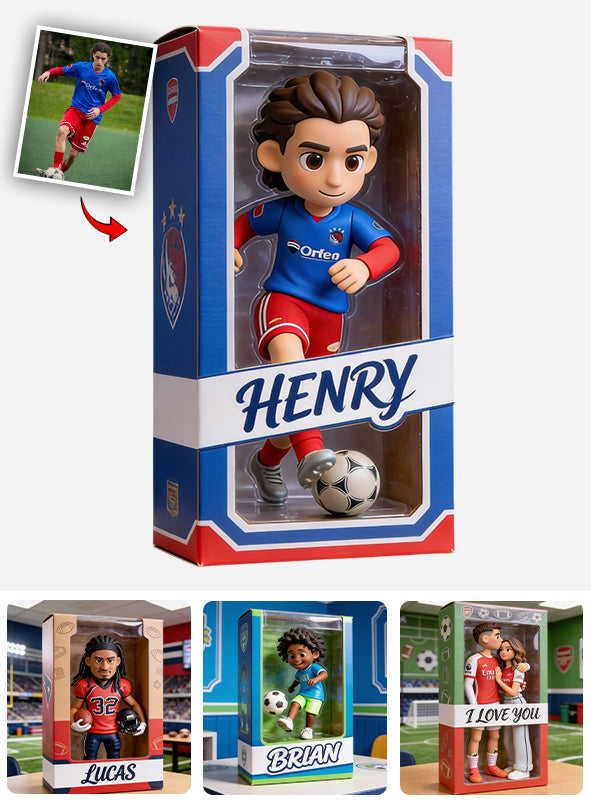 Custom From Photo - Any Sport - Football, Basketball, Baseball... - Personalized Soccer Custom Shaped Acrylic Plaque