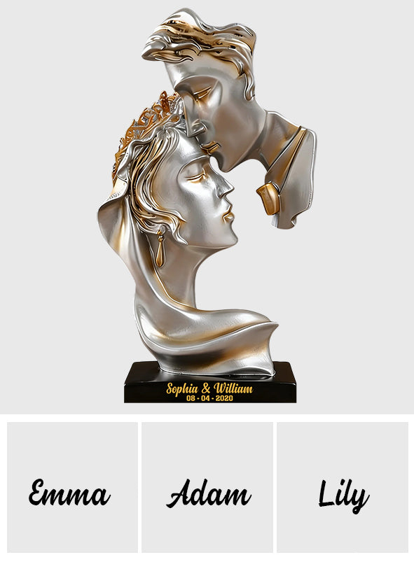 I Love You - Personalized Couple Custom Shaped Acrylic Plaque