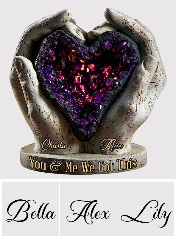 We Got This - Personalized Couple Custom Shaped Acrylic Plaque