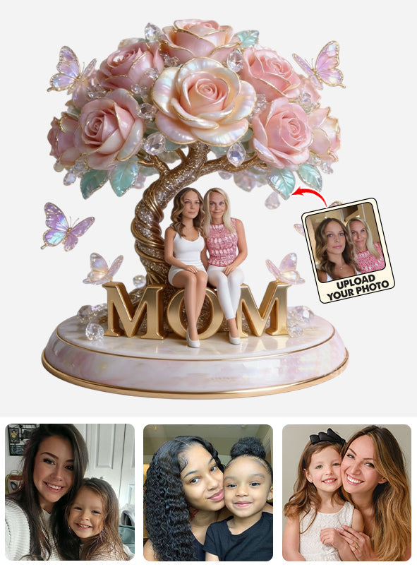 I Love You - Personalized Mother Custom Shaped Acrylic Plaque