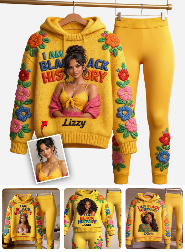 I'm Black History - Personalized African American Hoodie and Leggings