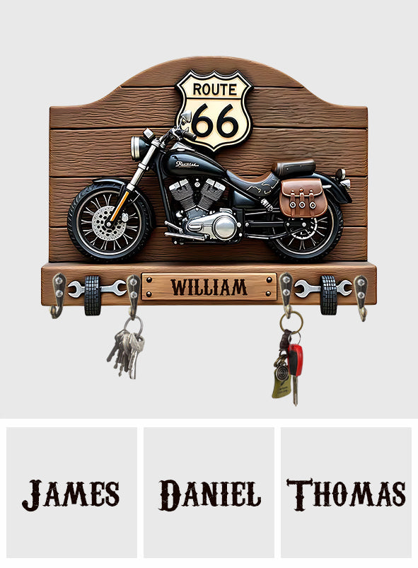 Motorcycle - Personalized Biker Custom Shaped Hanging Rack