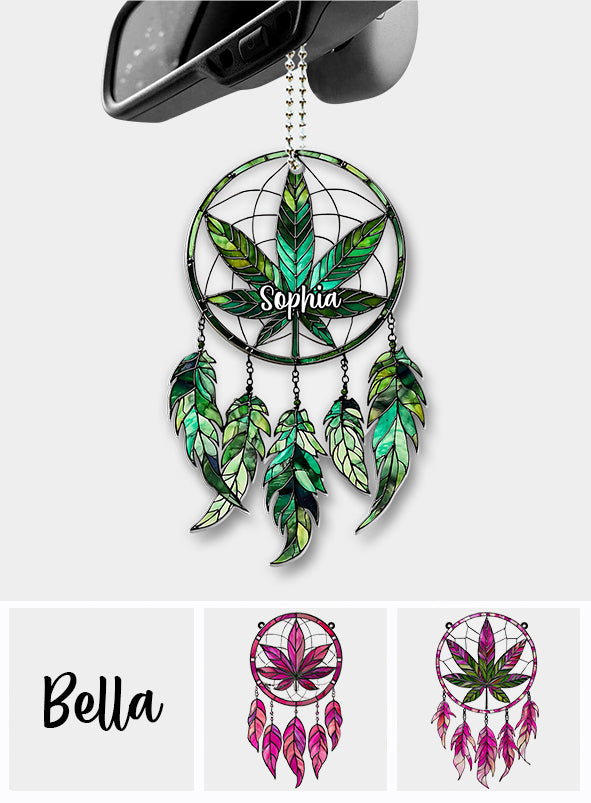 Beautiful Marijuanas - Personalized Weed Transparent Car Ornament