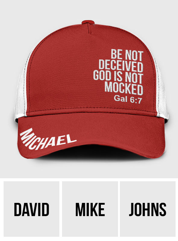 God is Not Mocked - Personalized Christian Classic Cap