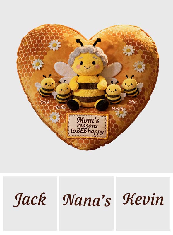 Perfect Gift For Mom, Grandma - Personalized Grandma Faux Fur Shaped Pillow