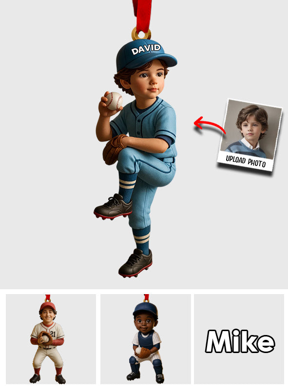 Take Me Out To The Ballgame - Personalized Baseball Ornament