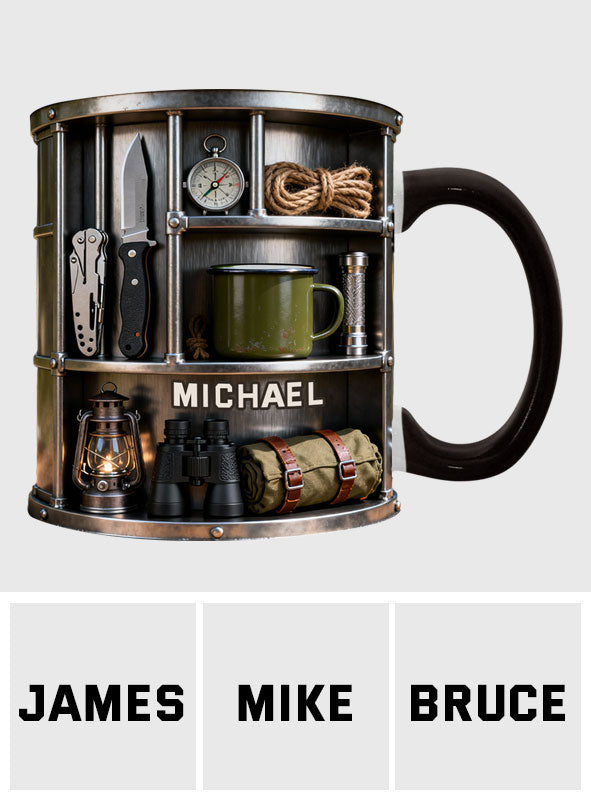 Love Camping - Personalized Camping Accent Mug & Coaster