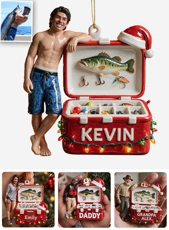 Tackle Box - Personalized Fishing Premium 3D Ornament
