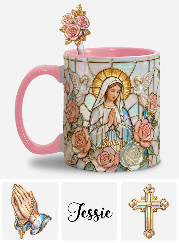 Believe - Personalized Christian Set Accent Mug with Acrylic Stirrers