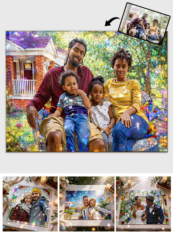 Love Family, Home Decor - Personalized Family Jigsaw Puzzle