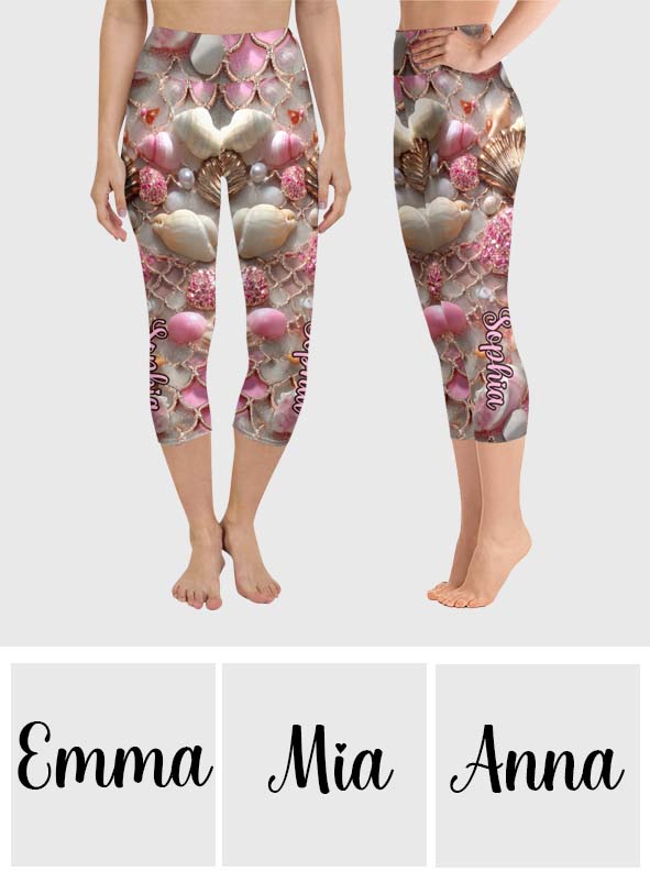 Love Sea - Personalized Sea Lover Capri Leggings